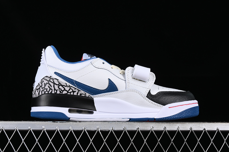 Air Jordan Legacy Low White/Black/Grey/Blue 31