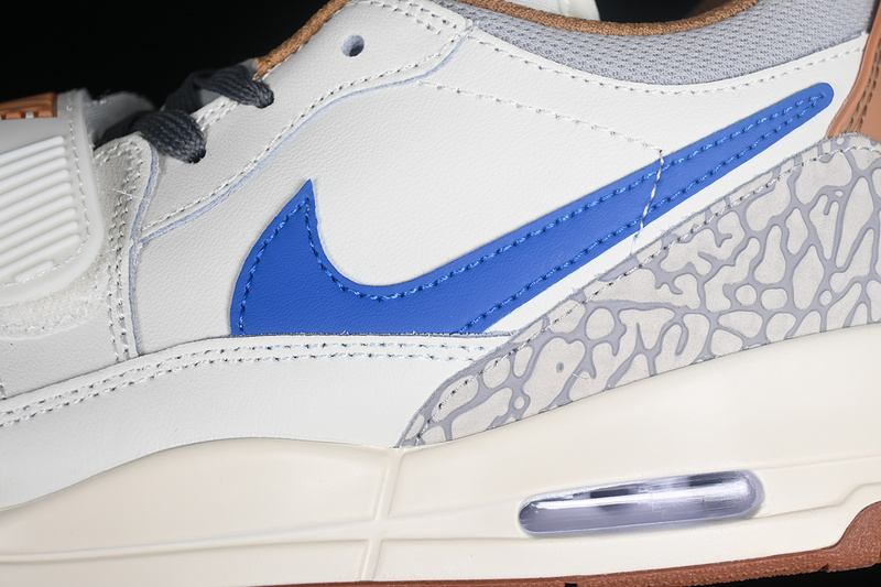 Air Jordan Legacy Aj312 Low White/Blue/Grey/Brown 23