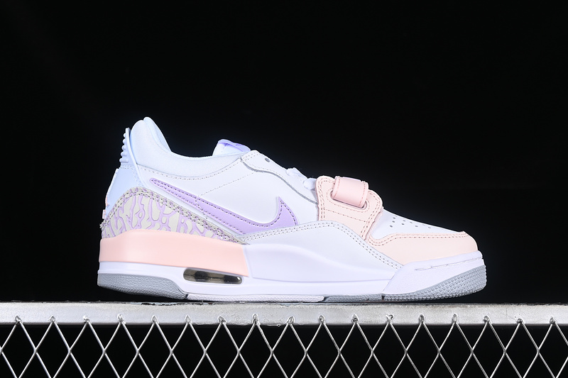 Air Jordan Legacy Aj312 Low White/Pink/Purple/Grey 3