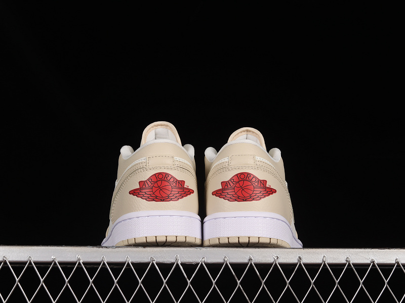 Air Jordan 1 Low Gcel Sail/Rattan 11