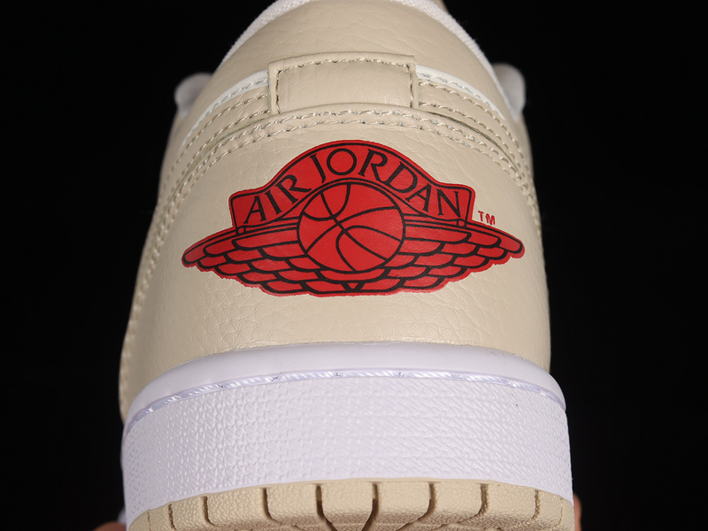 Air Jordan 1 Low Gcel Sail/Rattan 19