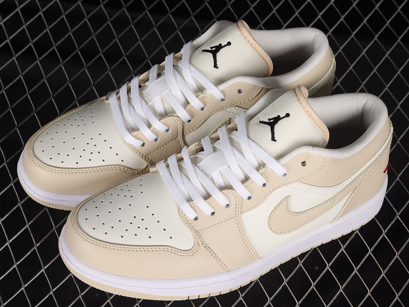 Air Jordan 1 Low Gcel Sail/Rattan 25