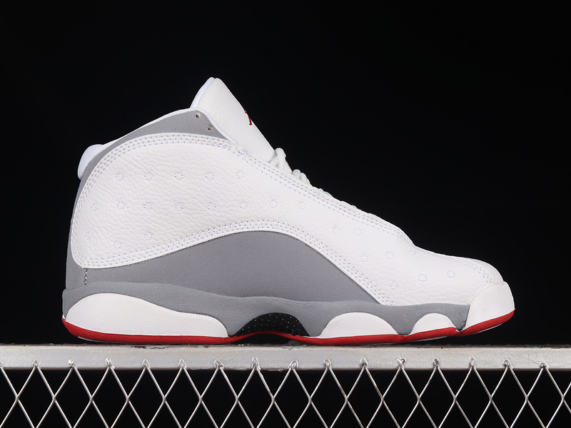 Air Jordan 13 White/True Red-Wolf Grey 19