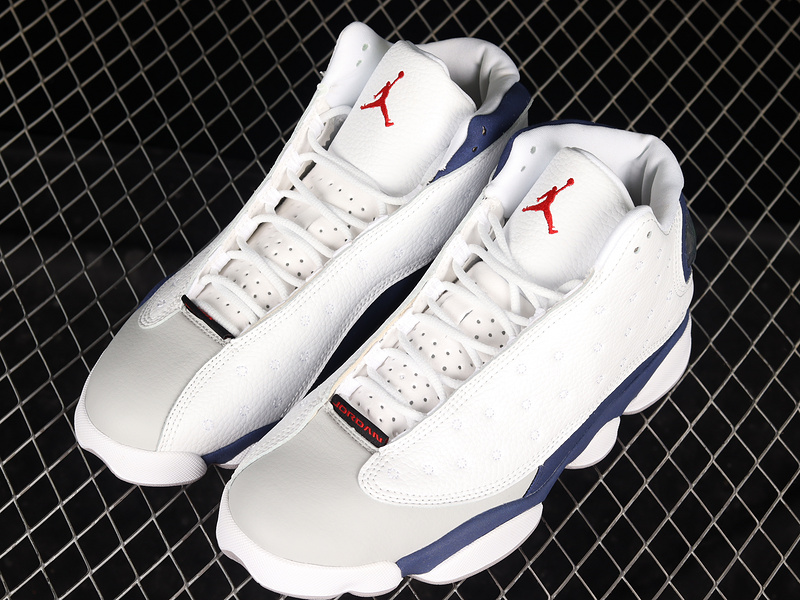 Air Jordan 13 Retro White/Fire Red/French Blue/Light Steel Grey 11