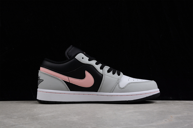 Air Jordan 1 Low Grey/White/Pink 29