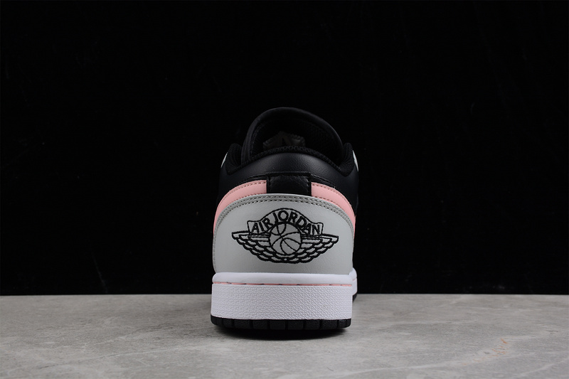 Air Jordan 1 Low Grey/White/Pink 33