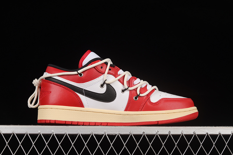 Air Jordan 1 Low University Red/Black/White 13