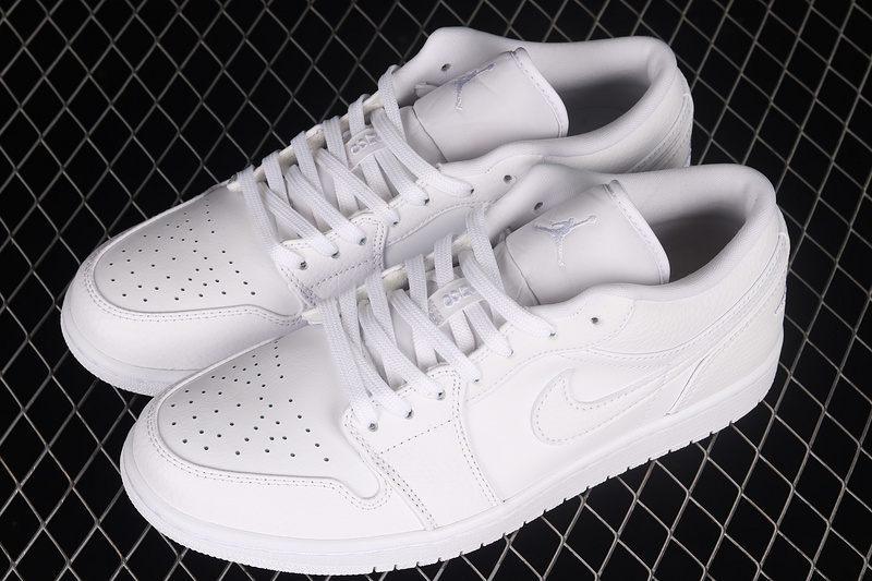 Air Jordan 1 Low White/White/White 13