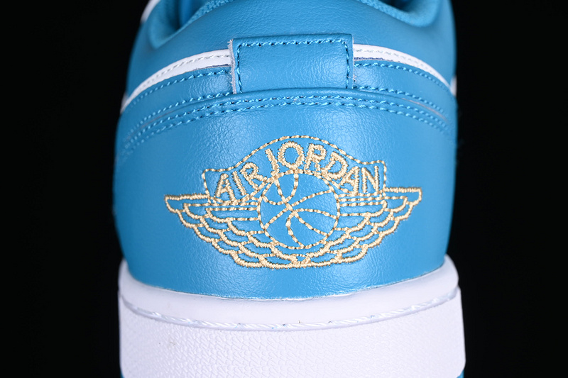 Air Jordan 1 Low Aquatone/Celestial Gold/White 17