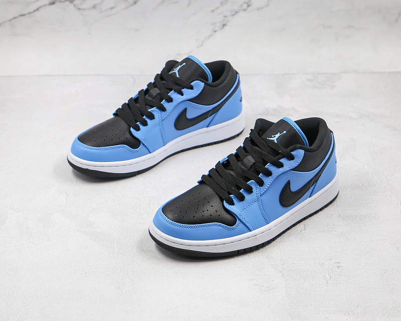 Air Jordan 1 Low University Blue/Black/White 7