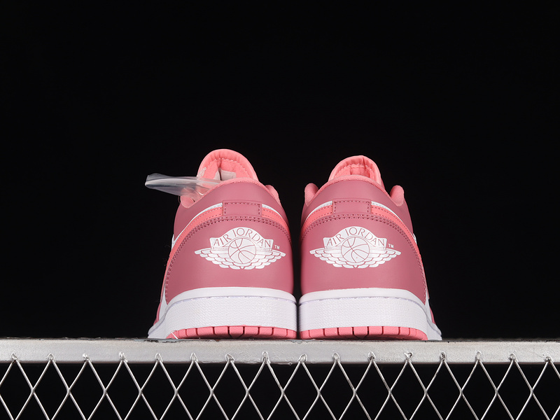 Air Jordan 1 Low White/Desert Berry/Pink 11