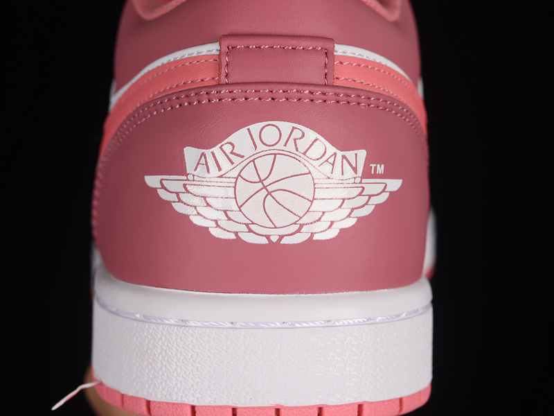 Air Jordan 1 Low White/Desert Berry/Pink 25