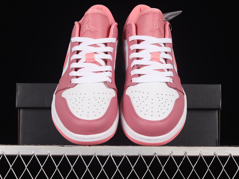 Air Jordan 1 Low White/Desert Berry/Pink 27