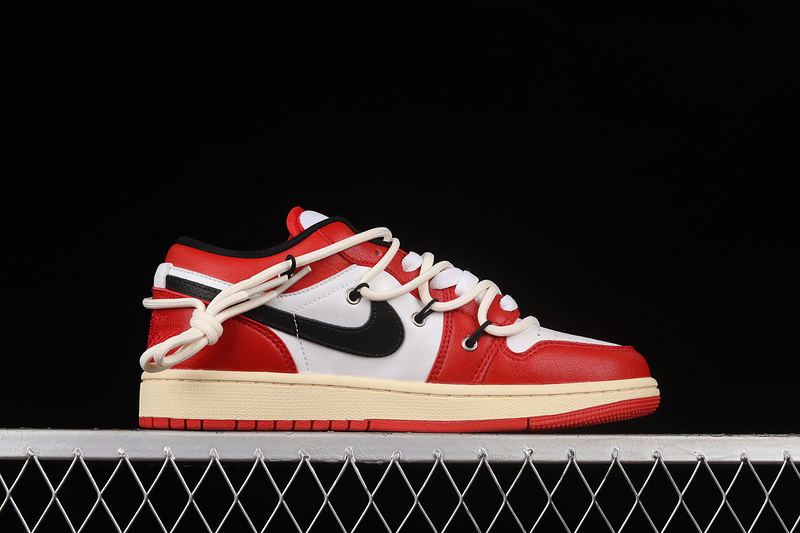 Air Jordan 1 Low Gs Gym Red/Black/White 7