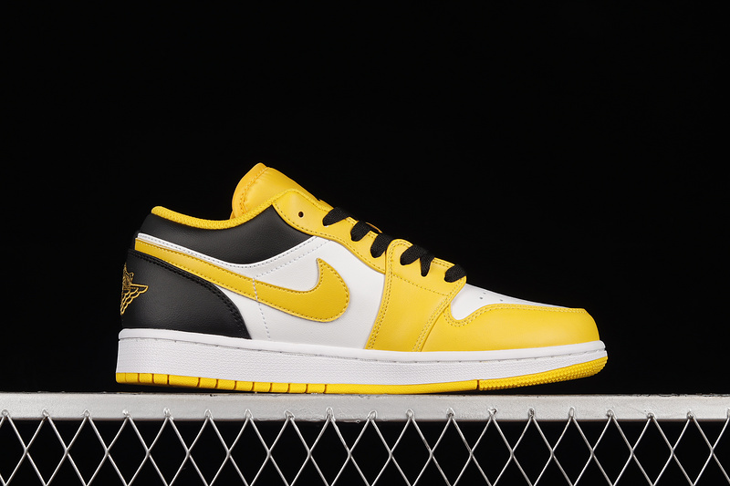 Air Jordan 1 Low Gs University Gold/White-Black 13