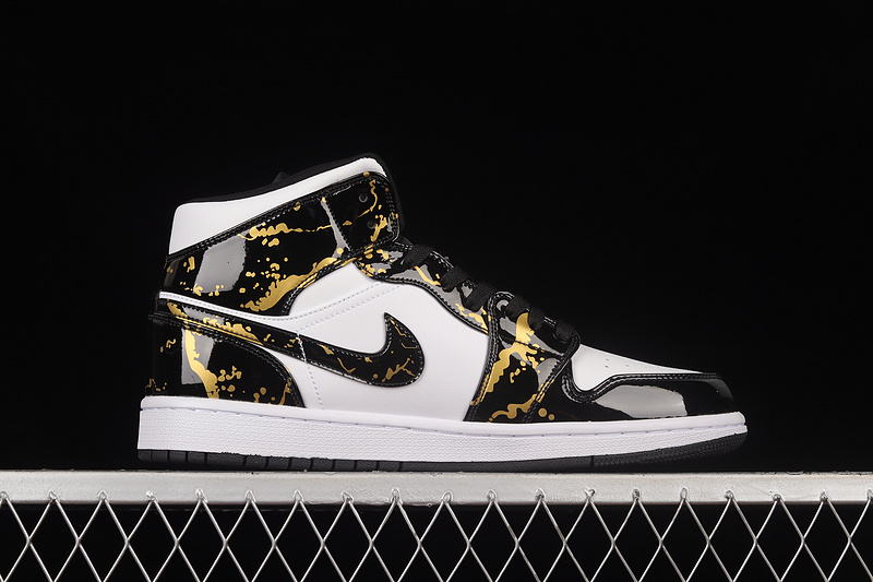 Air Jordan 1 Mid White/Tropical Twist/Black 15