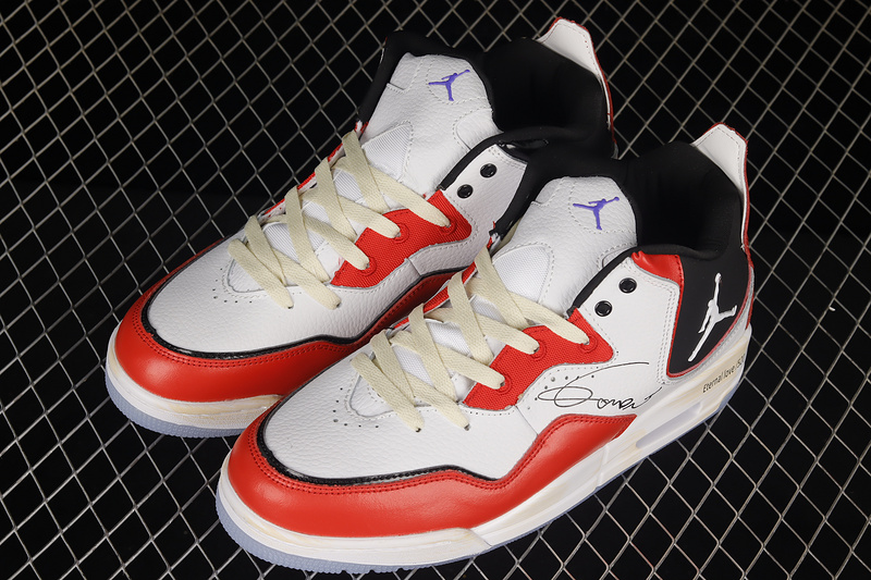 Air Jordan Courtside 23 Gs White/Black/Red 7