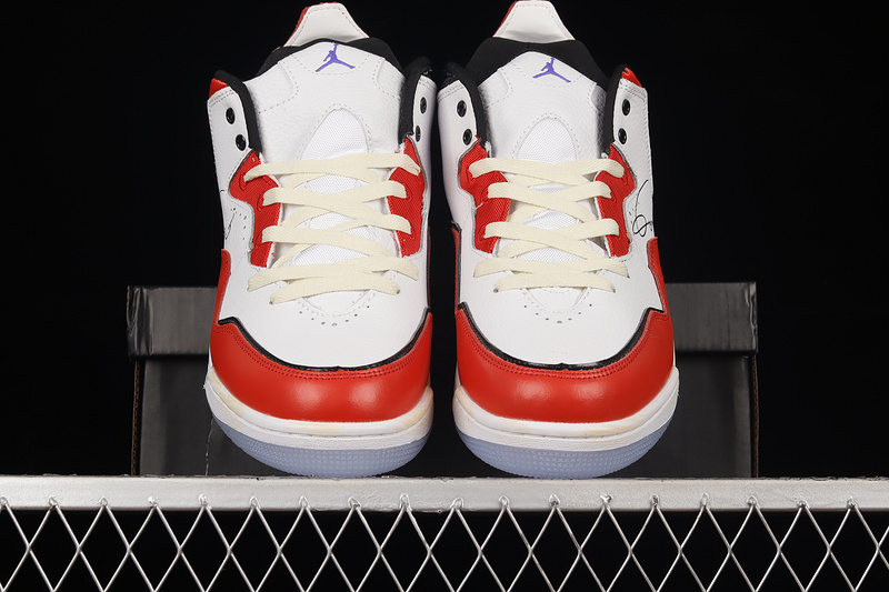 Air Jordan Courtside 23 Gs White/Black/Red 25