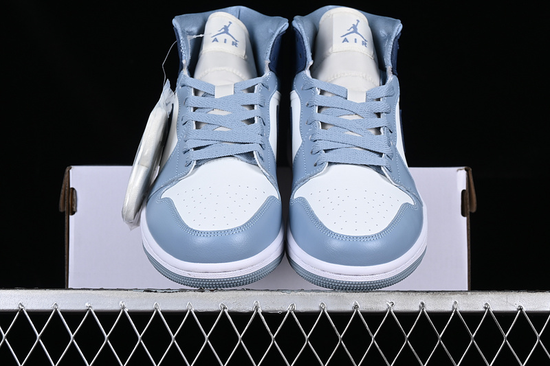 Air Jordan 1 Mid White/Blue 13