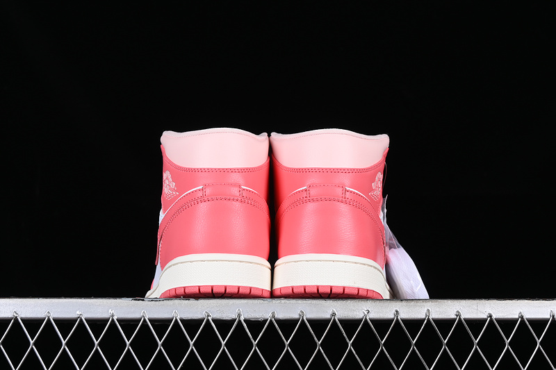 Air Jordan 1 Mid White/Pink 21