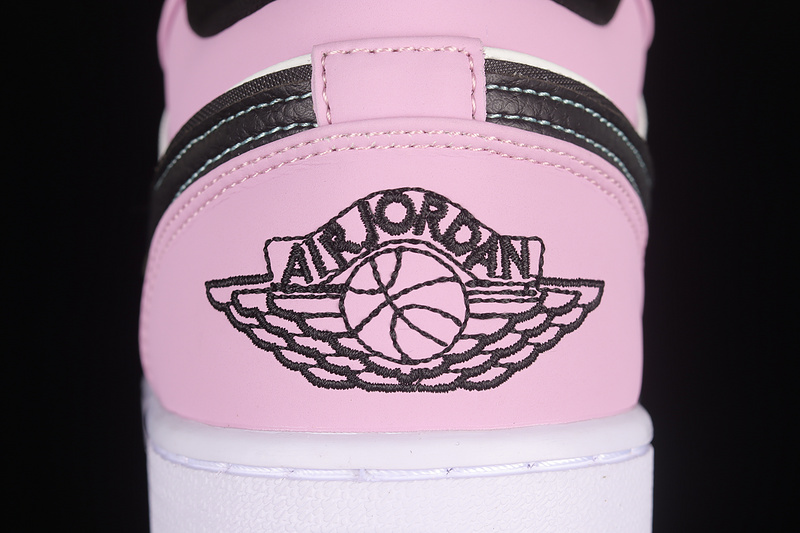 Air Jordan 1 Low Pink/White/Black 7