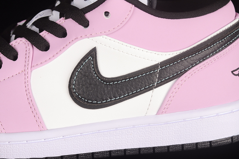 Air Jordan 1 Low Pink/White/Black 23