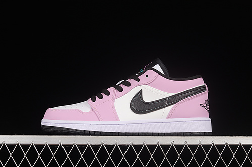 Air Jordan 1 Low Pink/White/Black 29