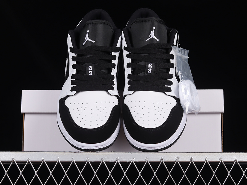 Air Jordan 1 Low Black/White/White 13