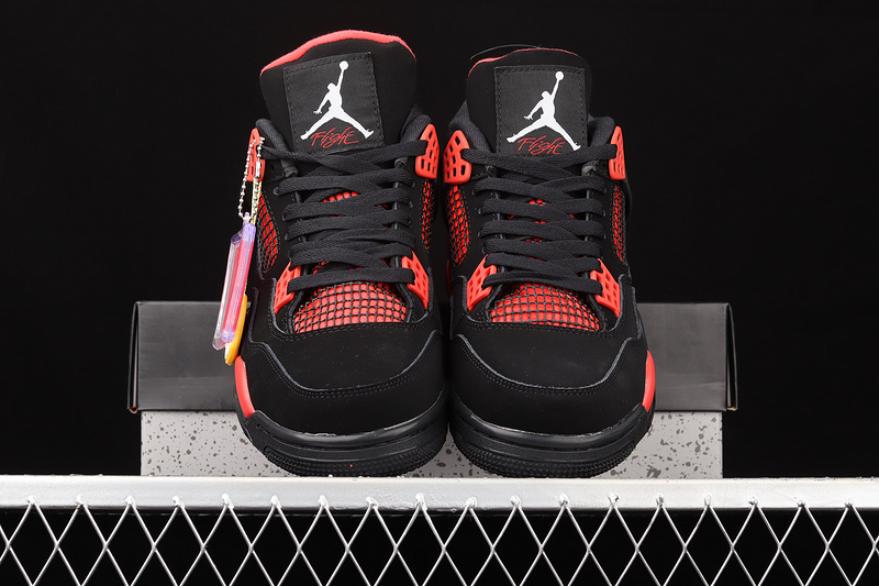 Air Jordan 4 Retro Red Thunder Black/White-Red 27