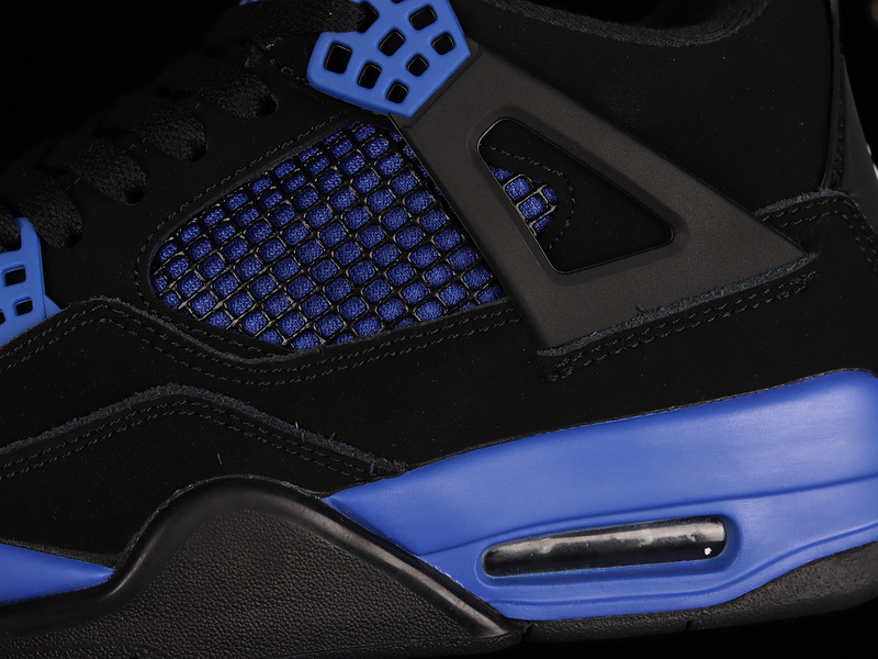 Air Jordan 4 Retro Heilan Black/Sapphire Blue/Black 19