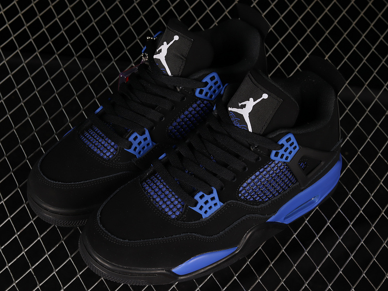 Air Jordan 4 Retro Heilan Black/Sapphire Blue/Black 27