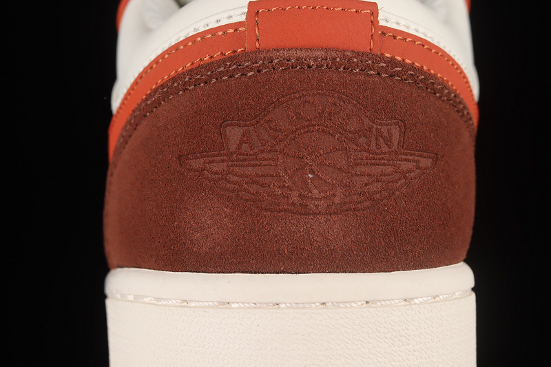 Air Jordan 1 Low White/Orange/Brown 27