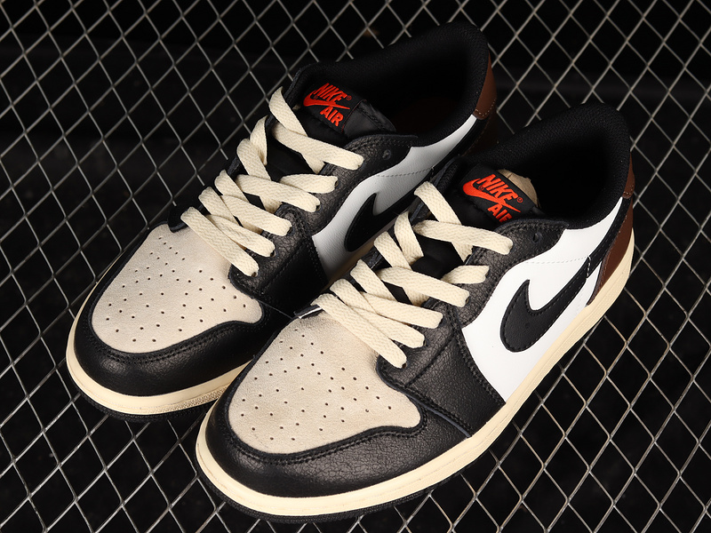 Air Jordan 1 Retro Low Mocha/Black/Brown-White 5