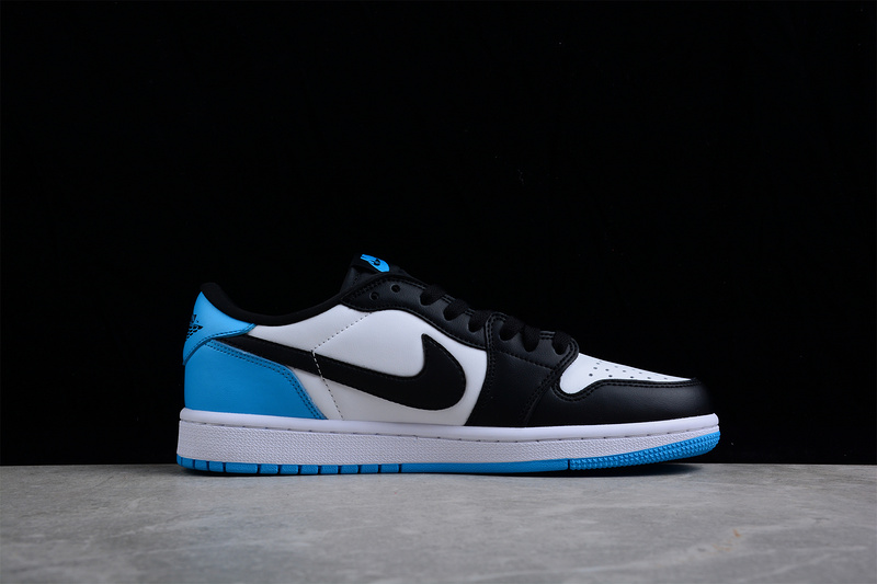 Air Jordan 1 Low Og Unc White/Dark Powder Blue-Black 31