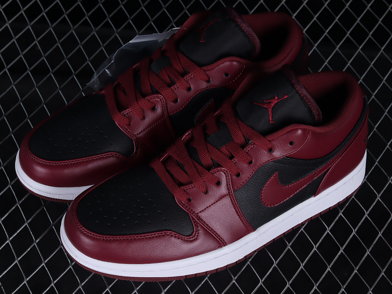 Air Jordan 1 Low Dark Beetroot Black/Dark Beetroot/White 5