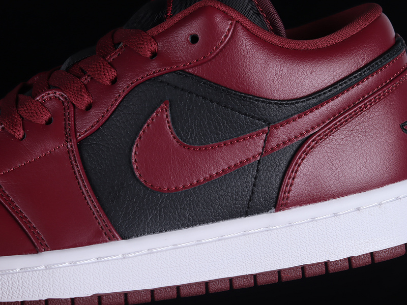 Air Jordan 1 Low Dark Beetroot Black/Dark Beetroot/White 15