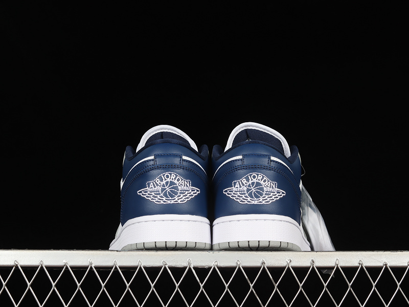 Air Jordan 1 Low Stealth/White/French Blue 23