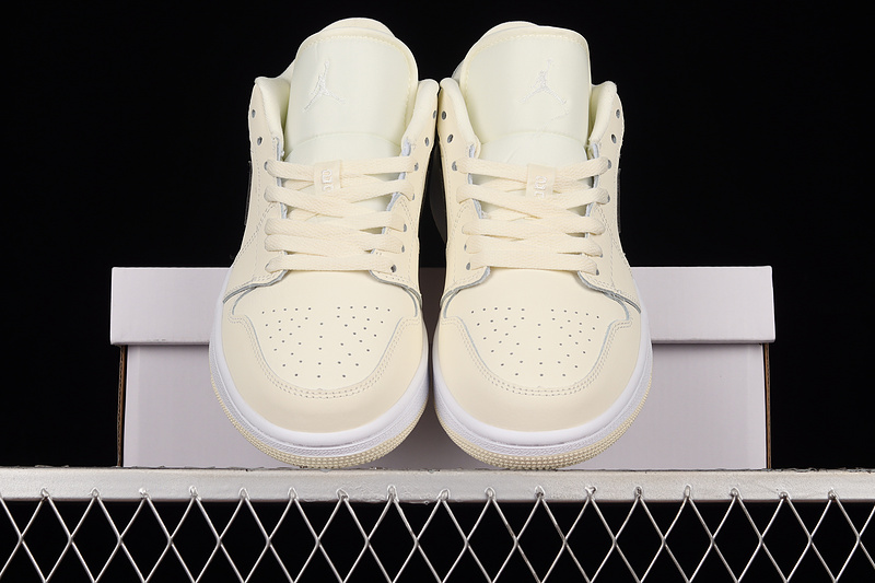 Air Jordan 1 Low Coconut Milk/Black/White 3