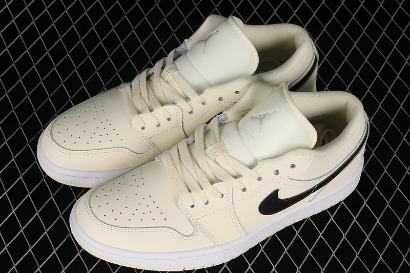 Air Jordan 1 Low Coconut Milk/Black/White 17