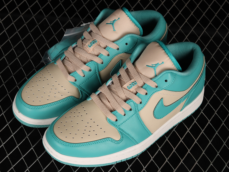 Air Jordan 1 Low Tropical Teal/Sandy Beige 7