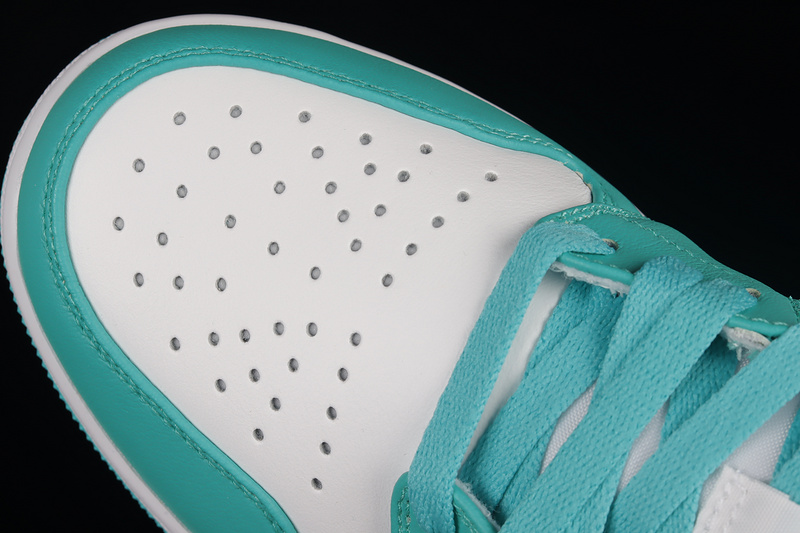 Air Jordan 1 Low Turquoise White/Turquoise 3