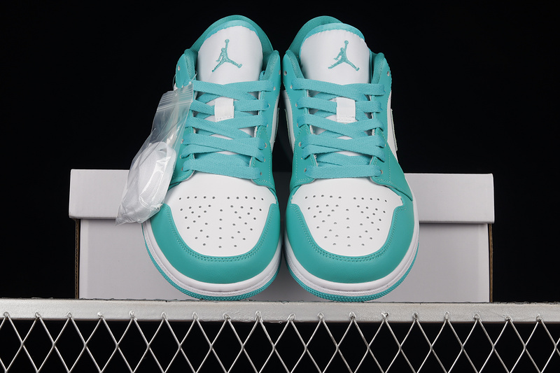 Air Jordan 1 Low Turquoise White/Turquoise 5