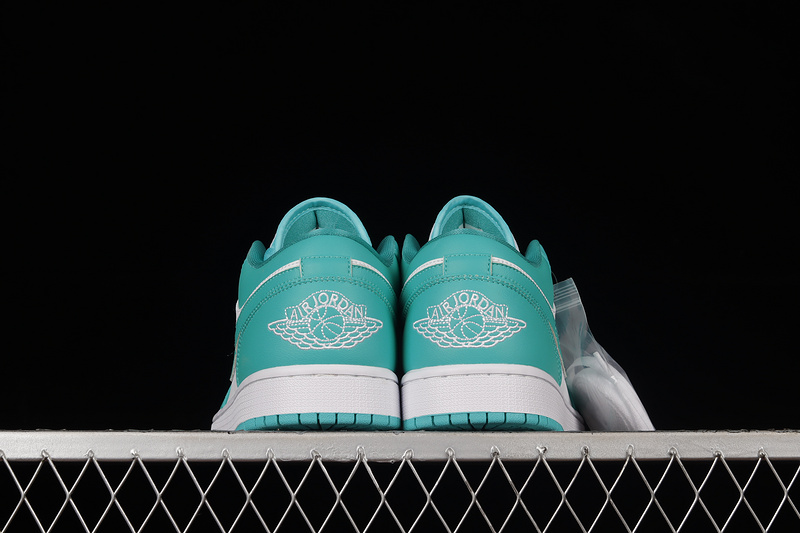 Air Jordan 1 Low Turquoise White/Turquoise 7