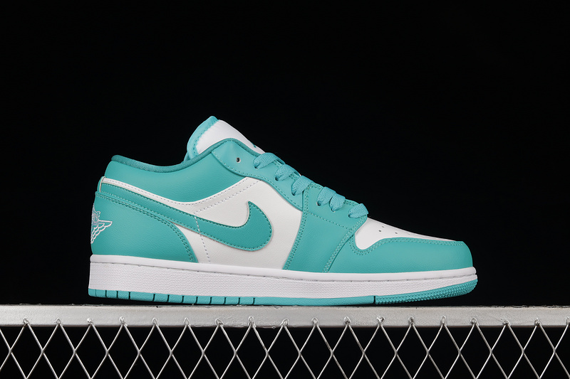 Air Jordan 1 Low Turquoise White/Turquoise 13