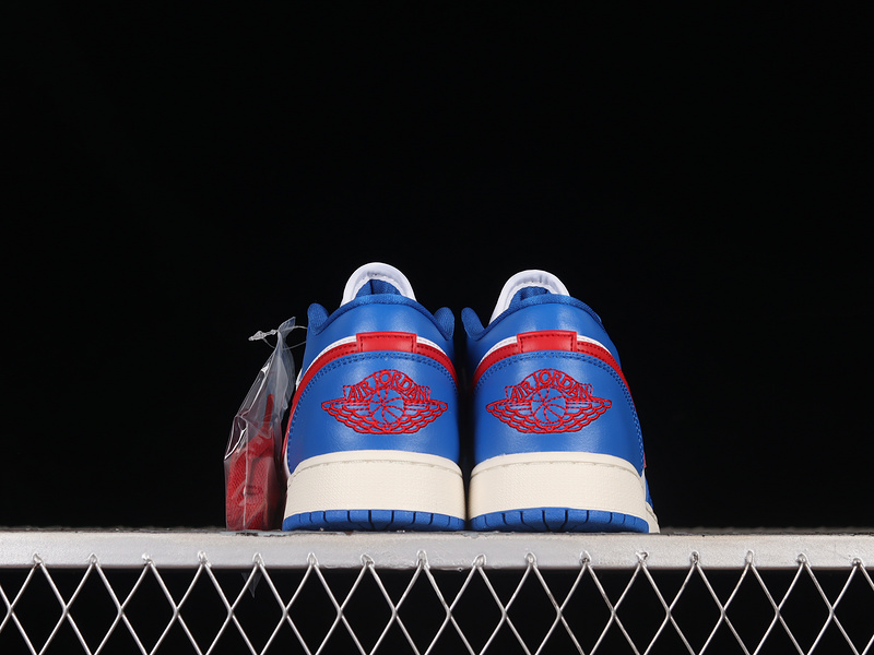 Air Jordan 1 Low Sport Blue/Gym Red-White-Sail 19