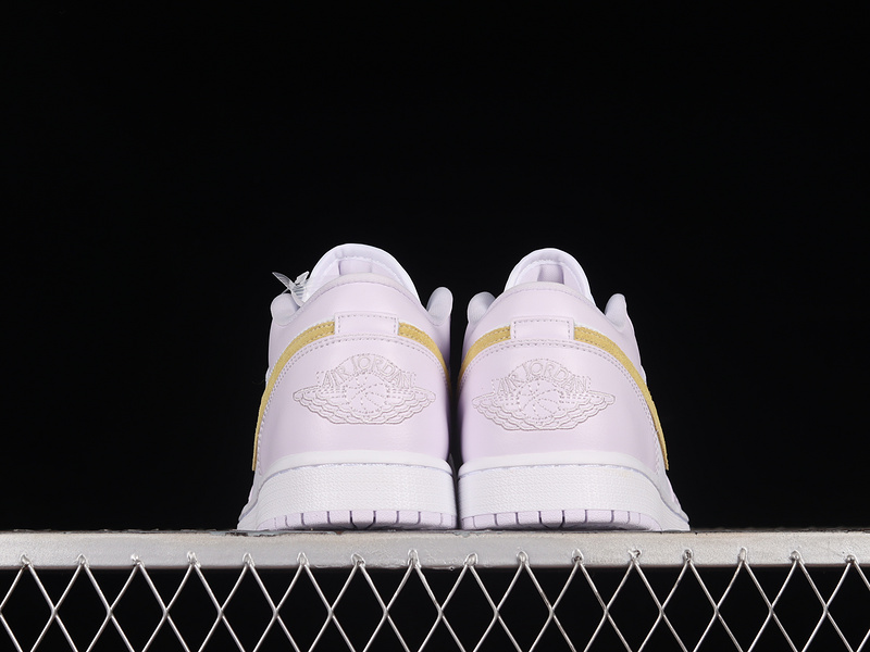 Air Jordan 1 Low Barely Grape/White/Lemon Wash 5