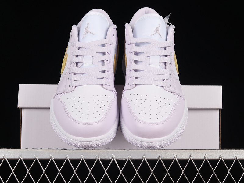 Air Jordan 1 Low Barely Grape/White/Lemon Wash 23