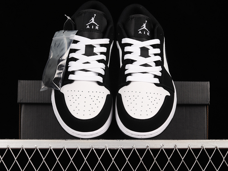 Jordan 1 Low Panda White/Black-White 5