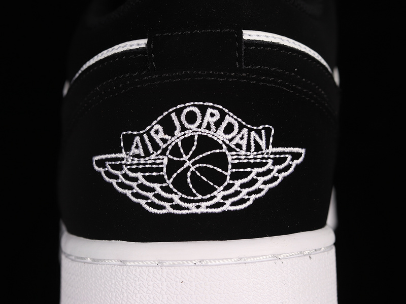 Jordan 1 Low Panda White/Black-White 13