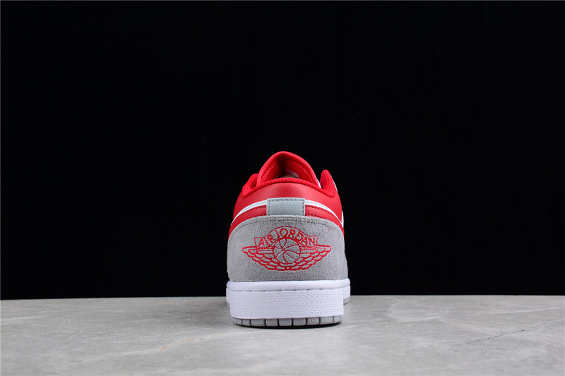 Air Jordan 1 Low Se Light Smoke Grey/Gym Red 7